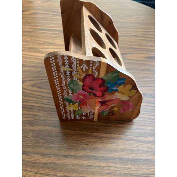 Pioneer Woman Wildflower Whimsy 6 hole spice rack - Picture 2 of 8